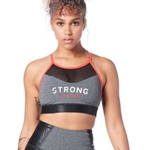 Don't Miss A Beat High Neck Bra strong by Zumba